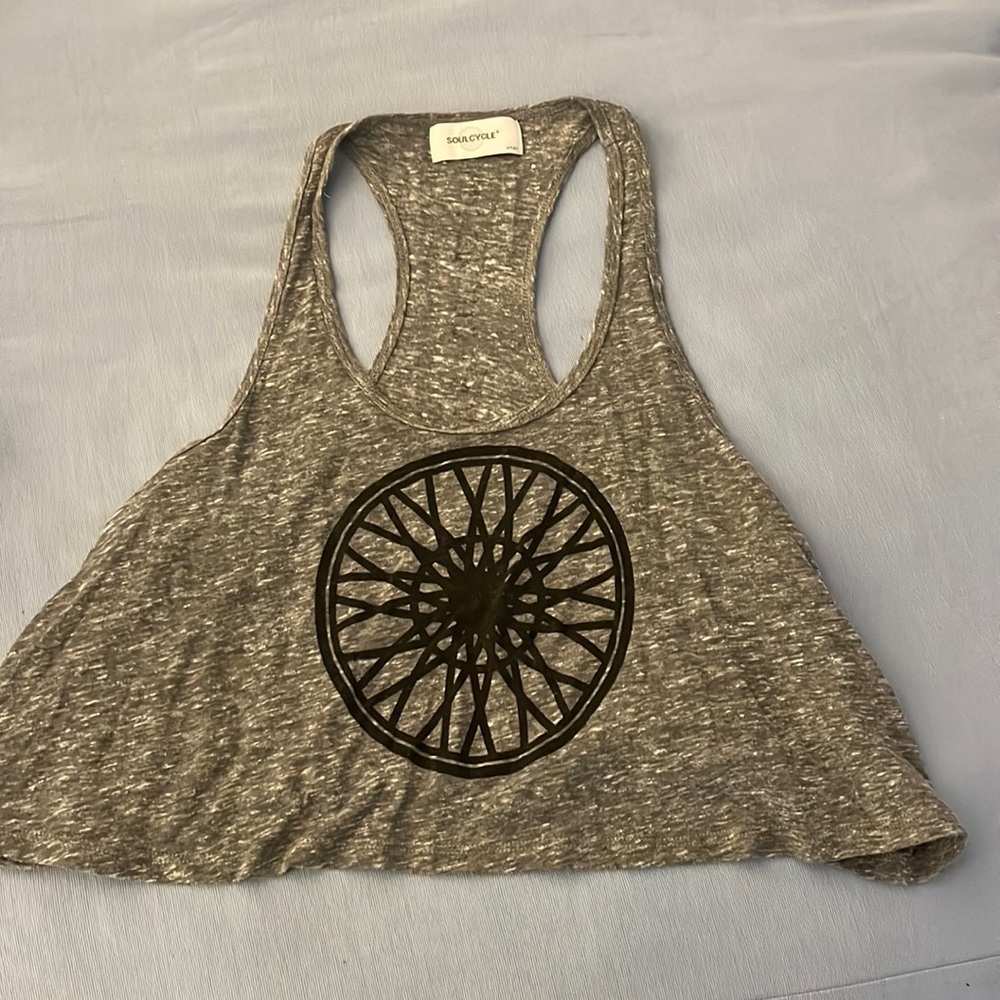 Cute cropped soulcycle tank